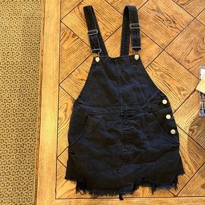 Overall skirt black from free people